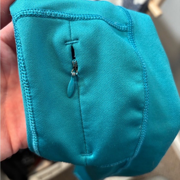 Brooks Women's Teal Performance Pullover - Picture 6 of 6